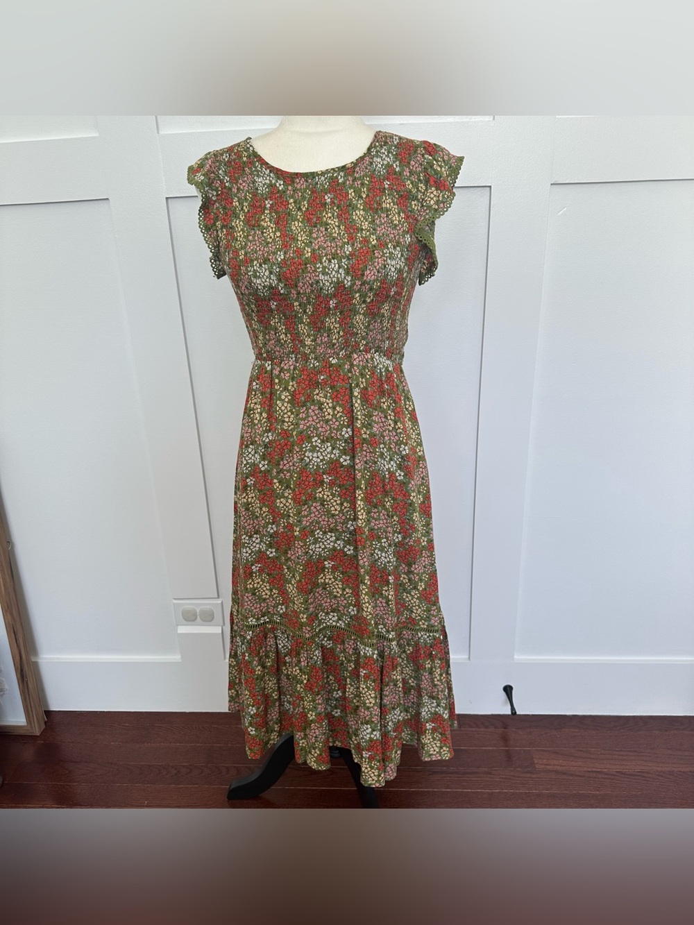 Lost and Wander Floral Midi Dress